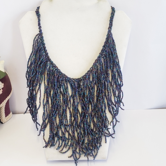 Vintage Jewelry - Amazing Vintage Handmade Statement Necklace